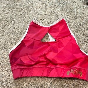 Barbella box weightlifting padded sports bra